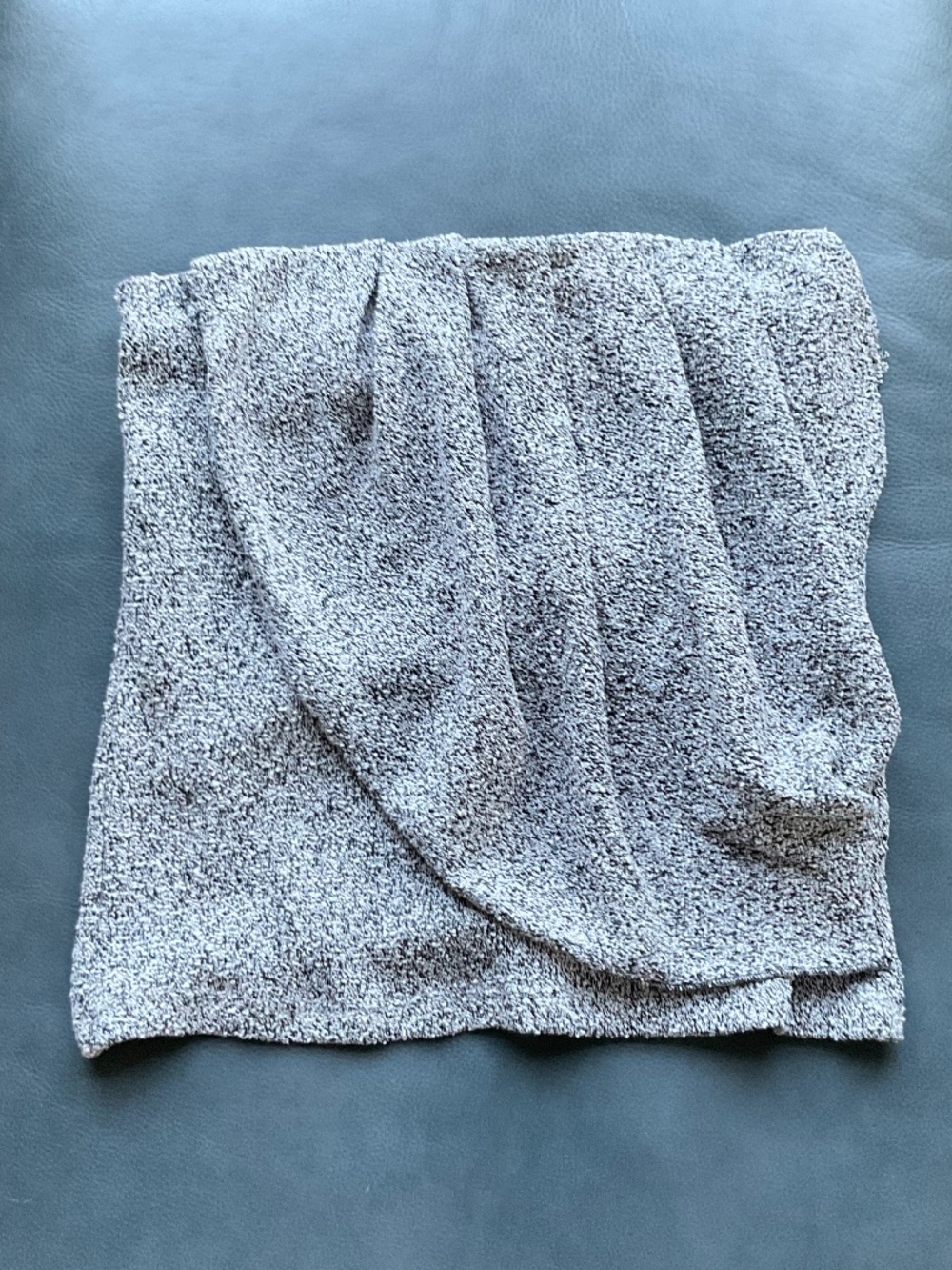 Zara knit textured salt & pepper strapless tube top NWT